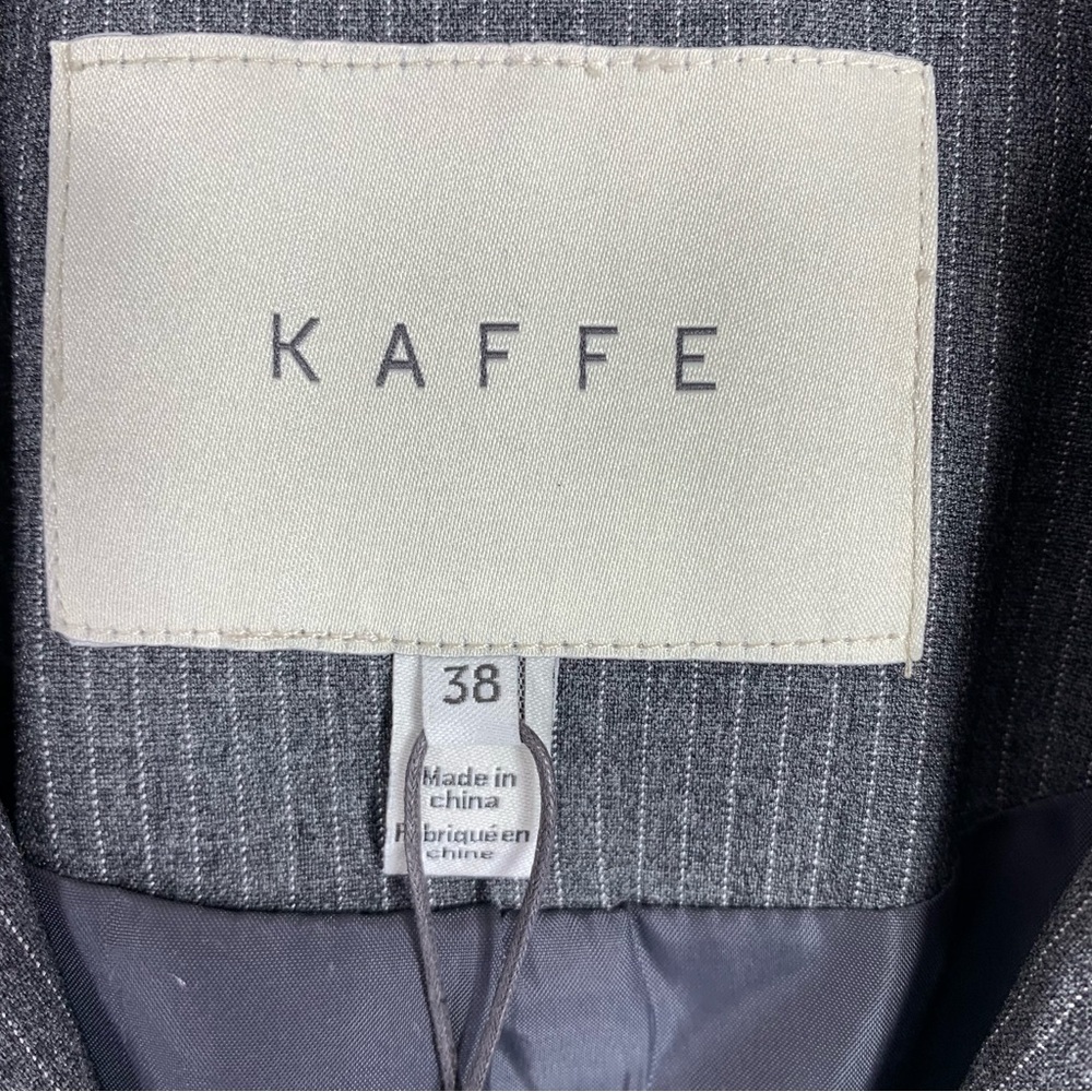 NWT Kaffe Blazer 'Ellie' in Mottled Grey Women's Charcoal Blazer size38 - Picture 2 of 14